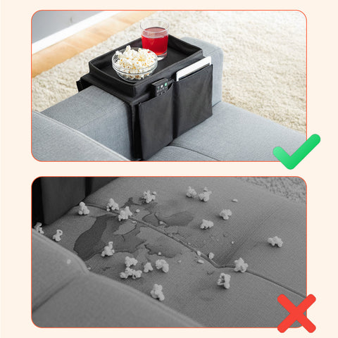 Organizer da Divano con Scomparto Rigido – Porta Telecomandi e Accessori