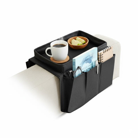 Organizer da Divano con Scomparto Rigido – Porta Telecomandi e Accessori