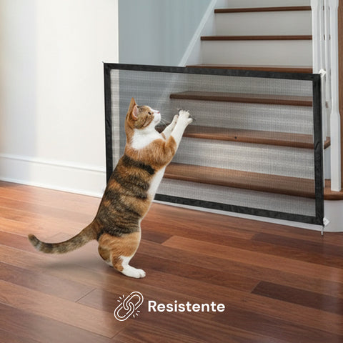 Barriera Protettiva per Animali – Rete 140x72 cm in Ferro con 4 Ganci Inclusi