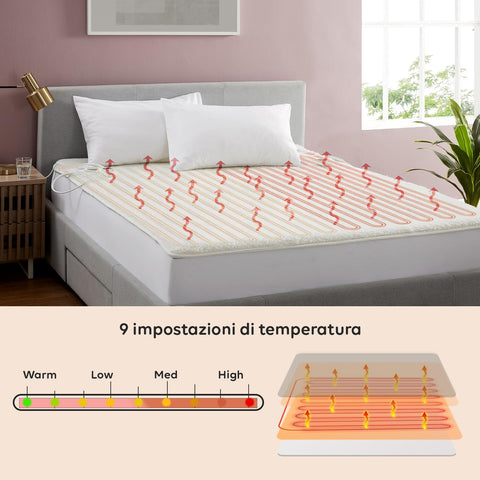 Coperta Elettrica Morbida Coperta Elettrica In Poliestere - Foto 12