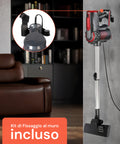 Aspirapolvere con kit di fissaggio a muro incluso, supporto da parete per tenere accessori organizzati e salvare spazio