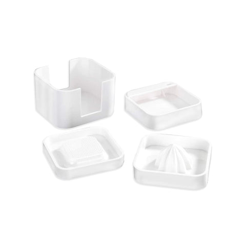 Set Da Cucina 4 In 1 Per Alimenti Bianco