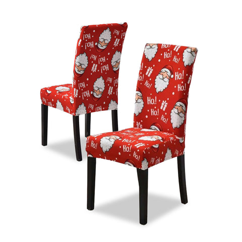 Set 6 Coprisedia Natalizi con Babbo Natale – Elasticizzati e Decorativi