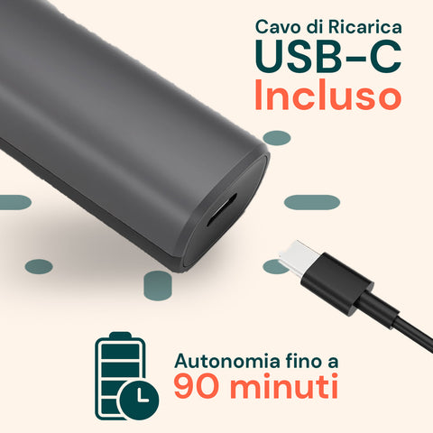 Tagliacapelli e Regolabarba Cordless con Display LED e Accessori 12 in 1