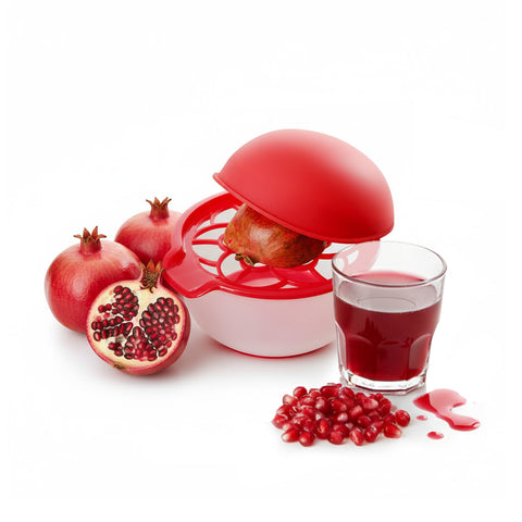 Sgranatore di Melograno con Coperchio, Griglia Antischizzo e Ciotola