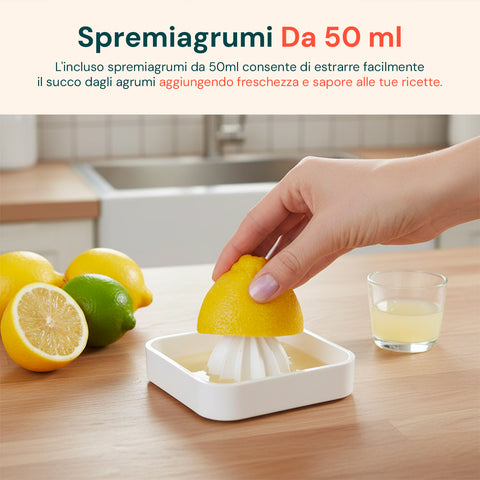 Set Da Cucina 4 In 1 Per Alimenti Bianco