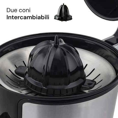 Spremiagrumi elettrico SZP 25 Silvercrest nero a corrente 600 ml Spremiagrumi elettrico SZP 25 Silvercrest nero a corrente 600 ml
