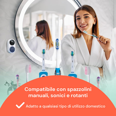 Sterilizzatore UV per Spazzolini da Denti – Disinfezione Automatica 24/7