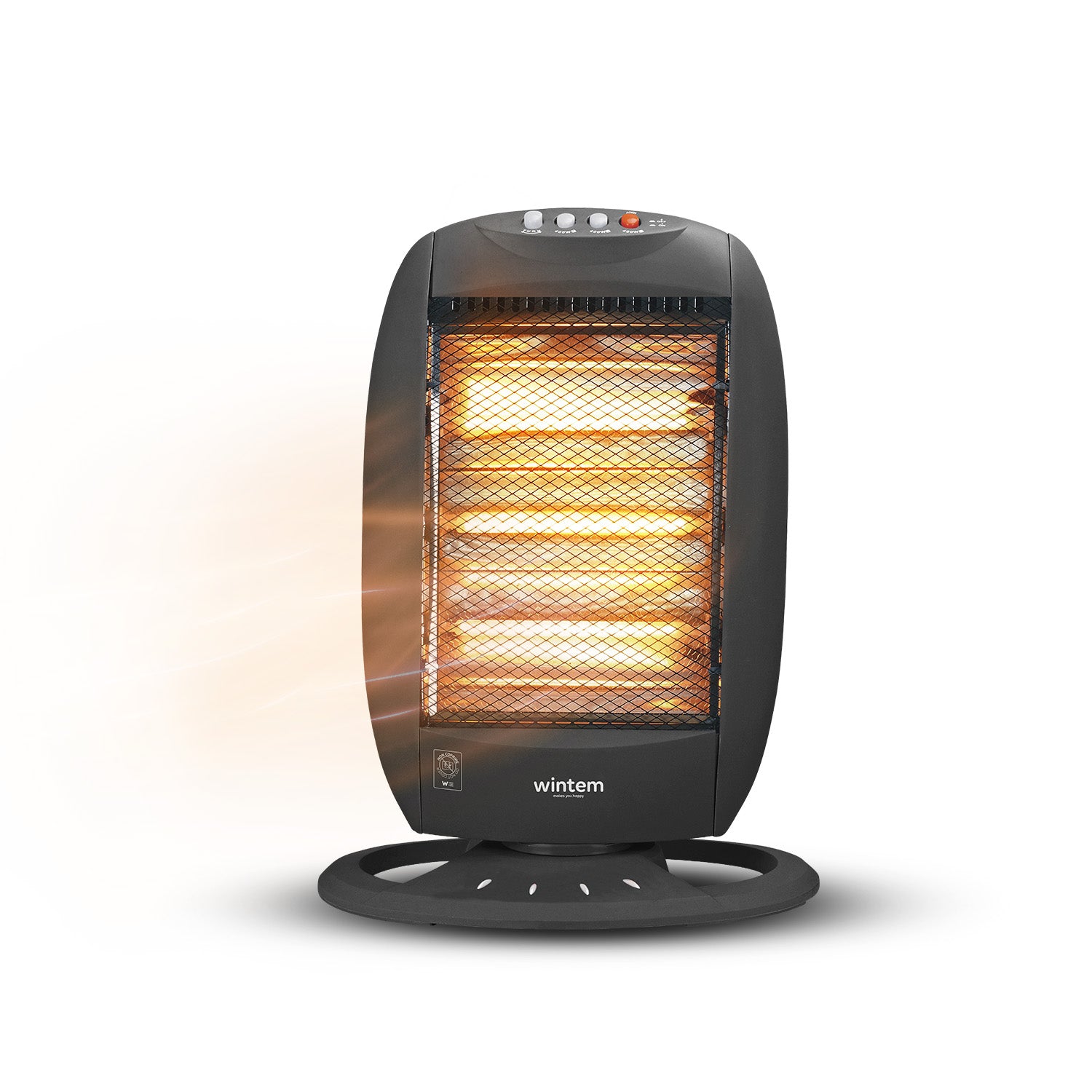 Tuck Stufa Alogena 1200W – 3 Elementi e Oscillazione Automatica