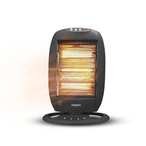 Tuck Stufa Alogena 1200W – 3 Elementi e Oscillazione Automatica