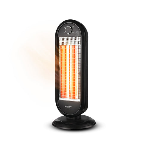 Stufa Elettrica Flare Oscillante con Tecnologia al Carbonio e Antiribaltamento