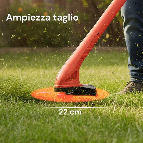 Tagliabordi Elettrico 250W – Sistema Tap & Go e Doppia Linea
