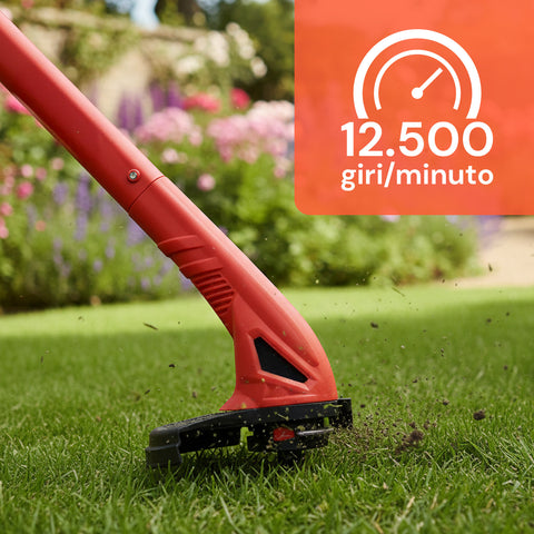 Tagliabordi Elettrico 250W – Sistema Tap & Go e Doppia Linea