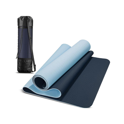 Tappetino Yoga e Pilates Antiscivolo – TPE Ecologico con Tracolla