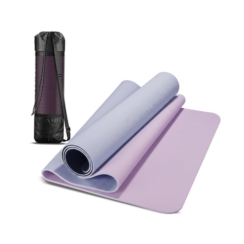 Tappetino Yoga e Pilates Antiscivolo – TPE Ecologico con Tracolla