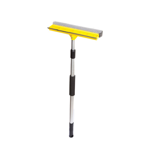 Tergivetro 24 cm con Manico Allungabile – Lavavetri in PP e Alluminio 79–120 cm