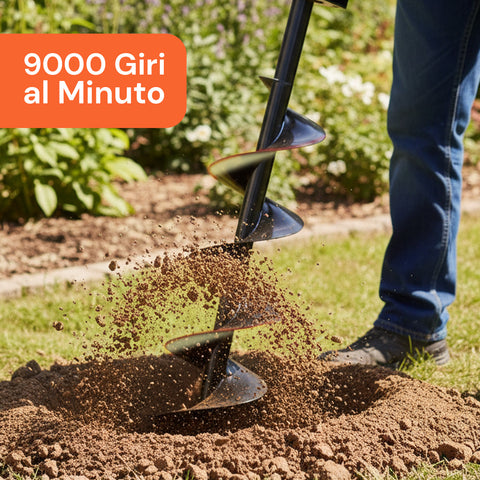 Mototrivella a Scoppio 2 Tempi 51.7cc con Motore 1.4KW e 3 punte incluse