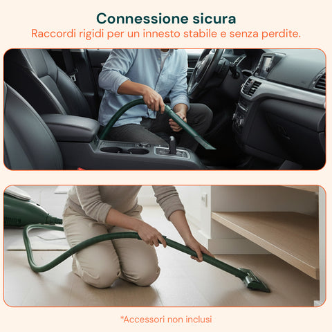 Ricambio Tubo Aspirazione Compatibile Folletto VK130-VK150 con Raccordi