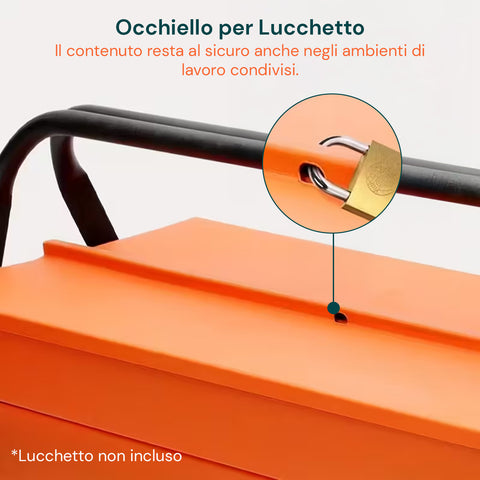 Cassetta Attrezzi Professionale con 85 Pezzi Inclusi per Uso Meccanico e Domestico