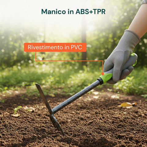 Zappetta/Rastrello Da Giardino In Acciaio 31cm