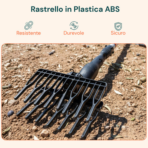 Scuotitore per Olive con Motore 400W e Rastrello in ABS Antibloccaggio