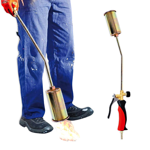 Cannello a Gas 60cm con Bruciatore ø45mm e Leva Rapida per Uso Professionale