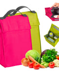 Borsa termica frigo portatile per mantenere verdure fresche, con isolamento termico e tessuto impermeabile resistente