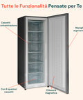 Tutte le funzionalità pensate per te: cassetti anti-contaminazione, maniglia ergonomica e chiusura magnetica sicura