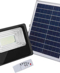 Kit completo faretto solare LED con pannello fotovoltaico, telecomando e illuminazione ad alta efficienza energetica - Soluzione sostenibile per giardini e terrazze