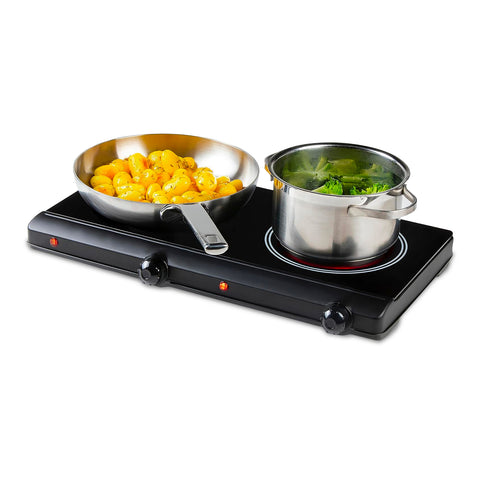 Fornello Elettrico Infrarossi 2400w Riscaldamento Rapido E Potente