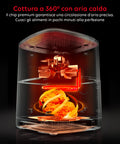 Friggitrice ad aria Wintem con tecnologia cottura 360° aria calda, chip premium per circolazione precisa, cottura uniforme