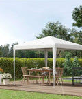 Gazebo 3x3m Struttura Tubolare in Acciaio Verniciato con Copertura Impermeabile Anti-UV Resistente Bianco Ean 8023755047634
