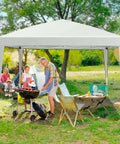 Gazebo 3x3m Struttura Tubolare in Acciaio Verniciato con Copertura Impermeabile Anti-UV Resistente Bianco Ean 8023755047634