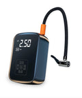 Gonfiatore elettrico portatile con display LCD digitale e torcia LED integrata per auto, moto e biciclette - compressore wireless multifunzione