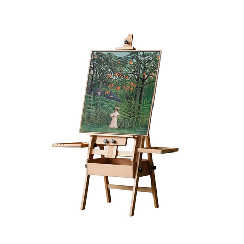 avilia cavalletto da pittore in faggio 122x44x40 cm con altezza regolabile ean 8052879010071