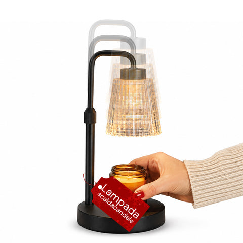 Lampada Scaldacandele con Timer, Dimmerabile e Altezza Regolabile