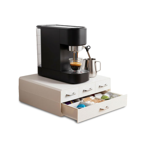 Organizer per Cialde e Capsule Caffè 4 Cassetti - Design Salvaspazio