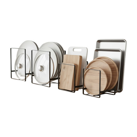 avilia home scolapiatti verticali salvaspazio set 4 pezzi in metallo 2 misure salvaspazio ean 8052879010972