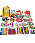 avilia kit creativo bambini 4 12 anni con zaino unicorno e 100 pezzi ean 8056819053623