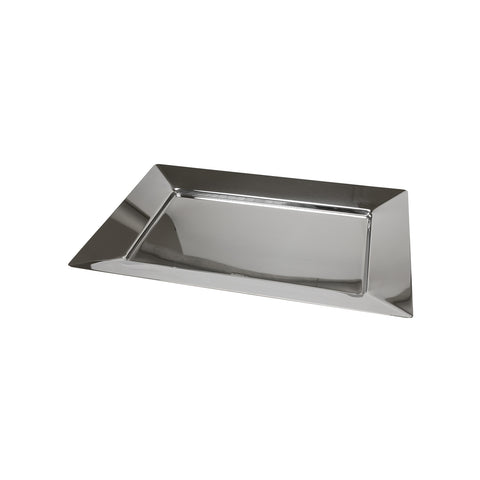 Vassoio Rettangolare In Acciaio Inox 43x31cm