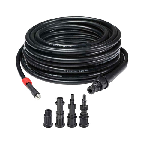 Kit Sonda Spurgo 15 m per Idropulitrice con 4 Adattatori Universali