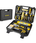 daimann set attrezzi da lavoro 158 pezzi con valigetta cricchetto martello e pinze ad impugnatura ergonomica ean 8056590070444