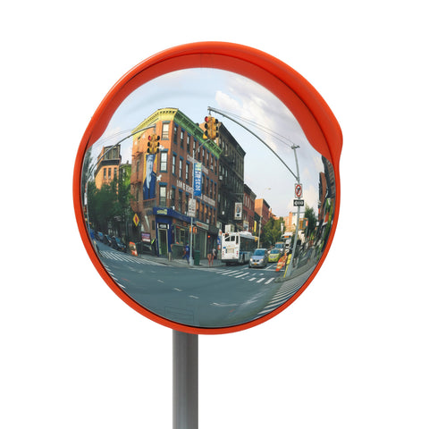 daimann specchio parabolico di sicurezza 60 cm con staffe di fissaggio ean 8056590070406