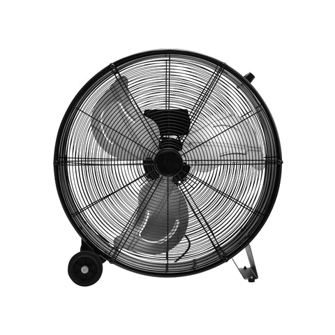 Ventilatore Industriale 3 Pale 3 Velocità 180w 60cm Nero