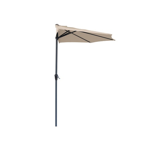 garden friend ombrellone da giardino in alluminio con telo in poliestere 27x23m tortora ean 8023755068585