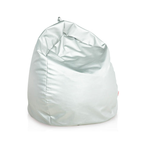 Pouf A Sacco In Nylon 65x62cm Bianco