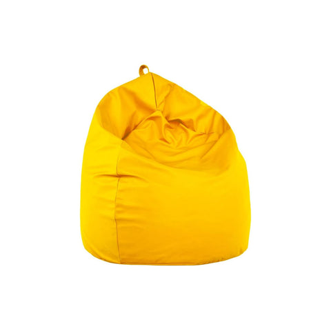 Pouf A Sacco In Nylon 65x62cm Giallo