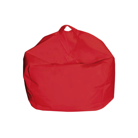 Pouf A Sacco In Nylon 65x62cm Rosso