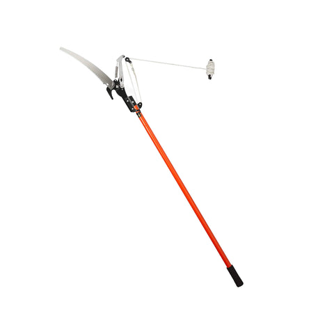 Svettaio Telescopico Con Sega Tagliarami 33cm E Asta 1,2-2,3m