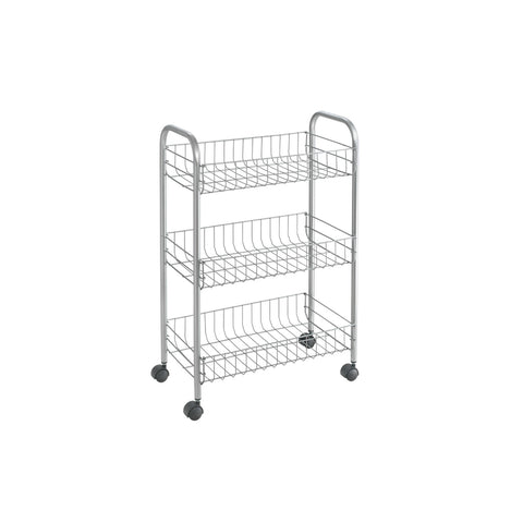 Scaffaletto 3 Piani Smontabile 41x23x63cm